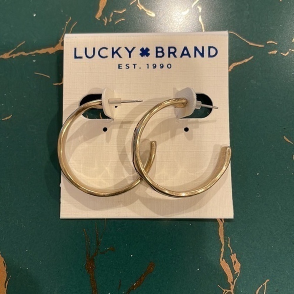 Lucky Brand Hoop Gold Earring